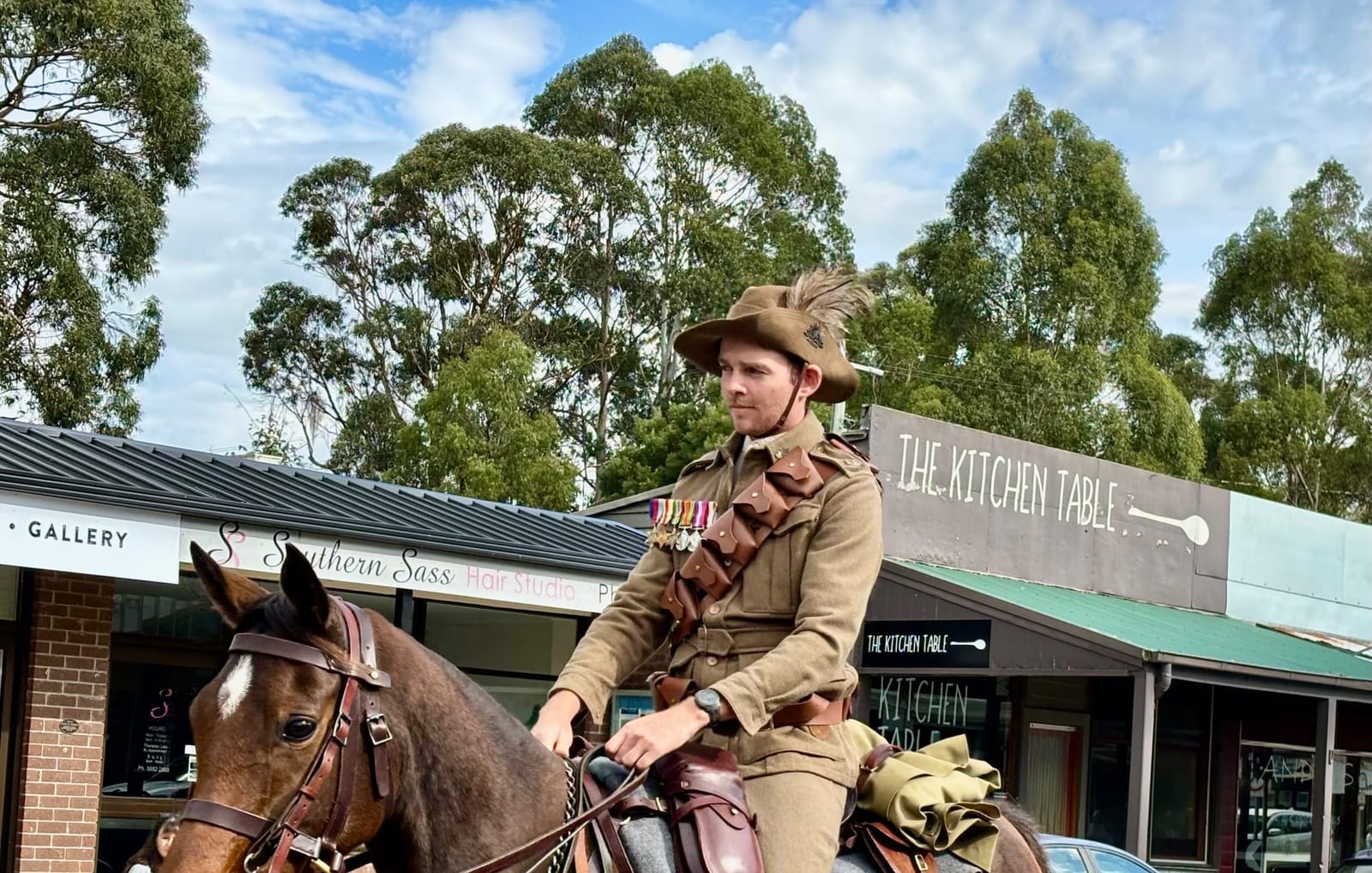 Great support for Anzac Day in Foster