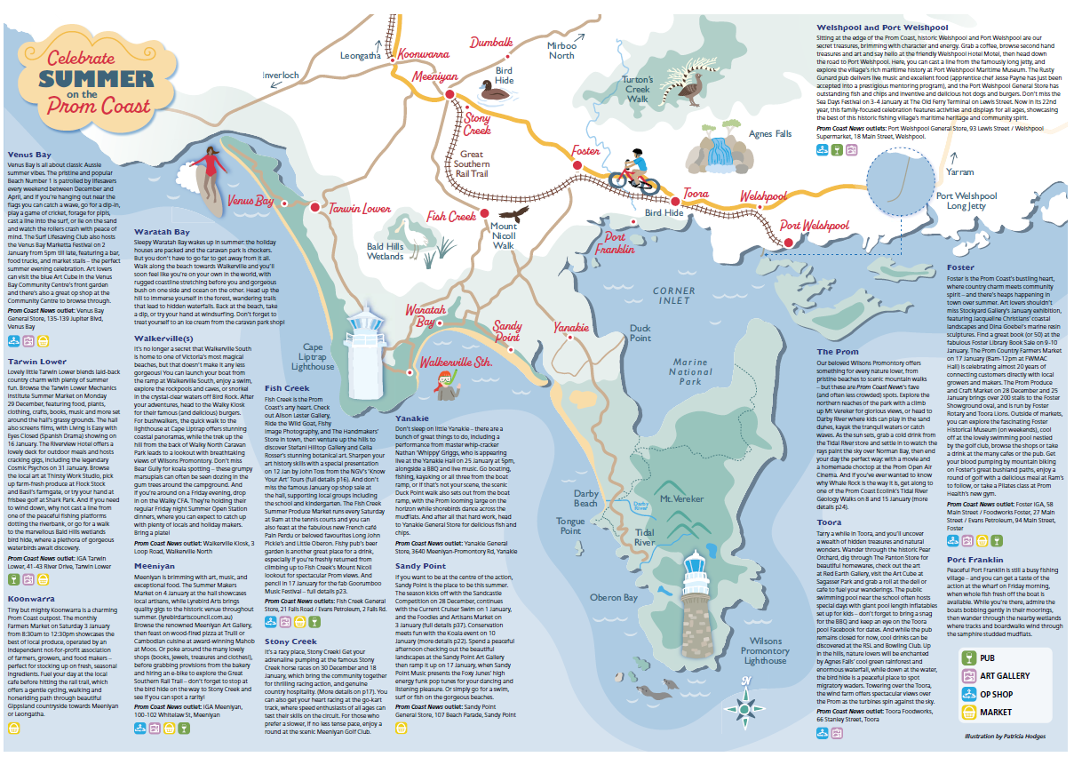 Prom Coast Summer Map