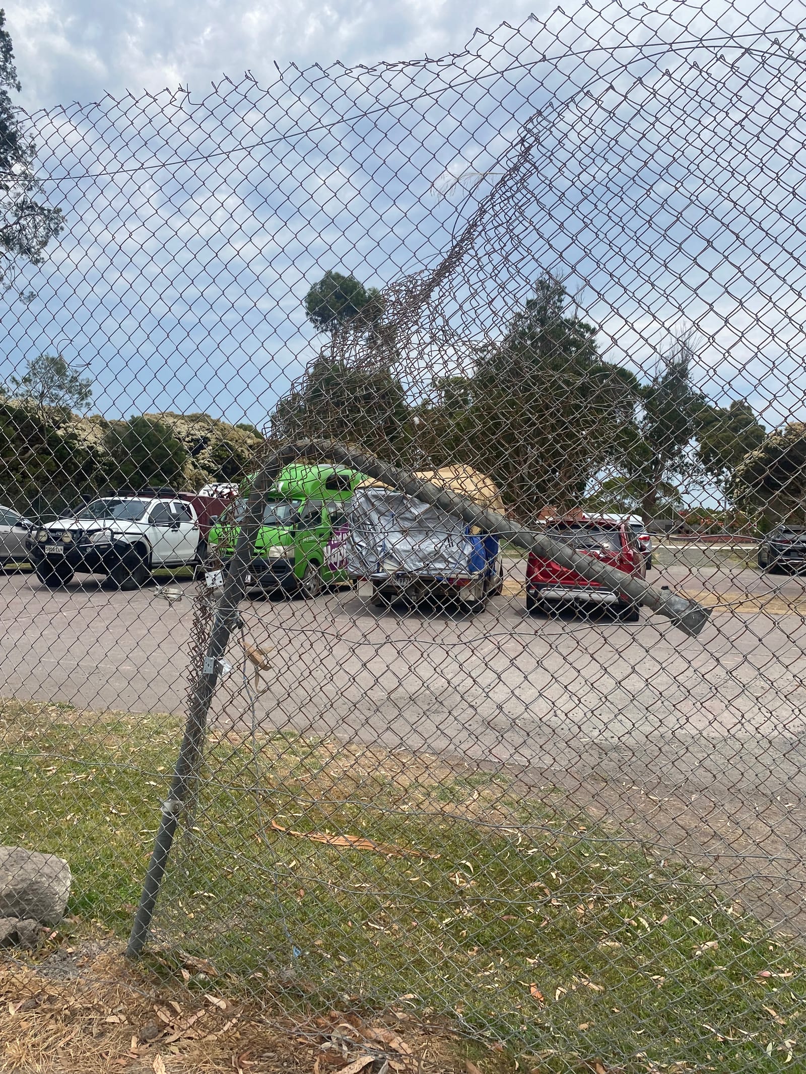 Fishy parking dispute escalates