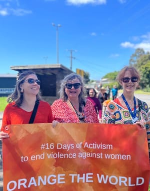 Walk against family violence in Foster