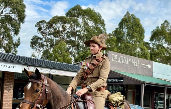 Great support for Anzac Day in Foster